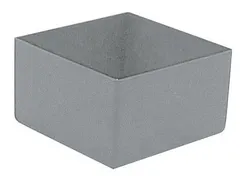 Inzetbak HxLxB 63x108x108mm Polystyreen Grijs 50 stuks