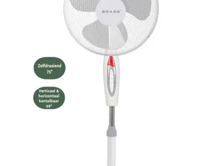 Statiefventilator BRASQ F300 Ø 40cm wit - 5