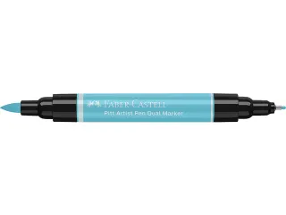 Tekenstift Faber-Castell Pitt Artist Pen duo marker 154 licht kobalt t - 4