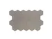 Akoestische PET-vilt Hexagon tegels donkergrijs 30x26cm 22 stuks