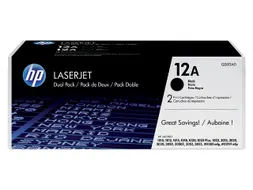 HP Q2612A Toner Duopack Zwart 2K Origineel