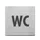 Pictogram Alco RVS 90x90x1mm - WC -