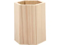 Pennenbak Creativ Company zeshoek 10.5x8cm triplex