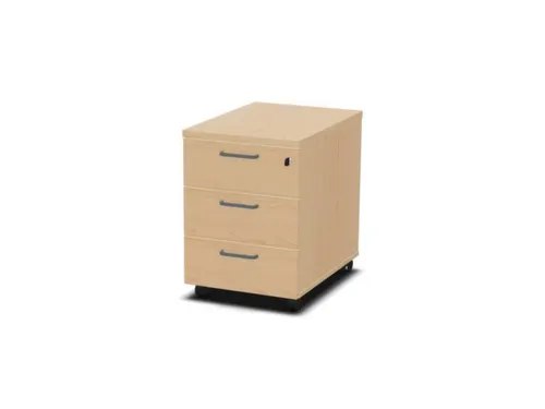 mobiel ladeblok,HxBxD 600x430x600mm,3lade(n),m. beugelgreep,NE-esdoorn