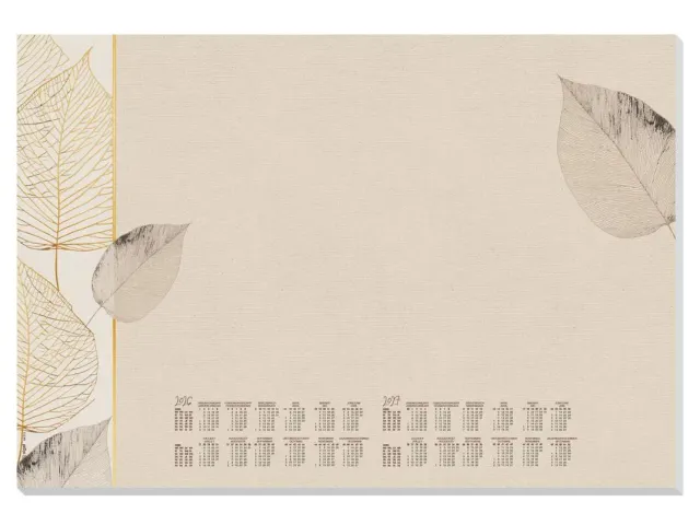 Designonderlegger Sigel Natural Leaves 26/27 59,5x41cm 30 vel 80 grams