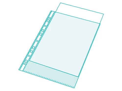 Showtassen Gekorrelde Pp 5/100Ste 17X22Cm Schoolformaat