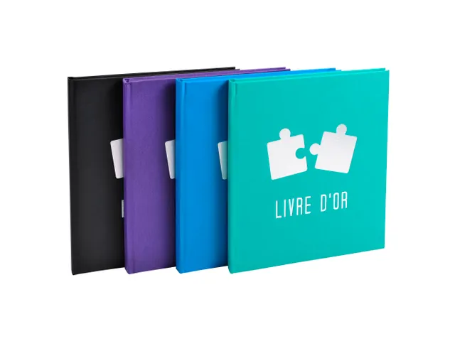 Gastenboek PUZZLE 21x19cm 140bl
