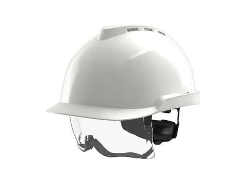 MSA V-Gard 930 ongeventileerde veiligheidshelm Wit