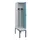 locker met bank,voor scheiding van kleding,HxBxD 2120x400x815mm,1vak