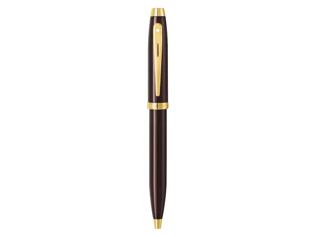 Balpen Sheaffer 100 E9370 Brun café PVD or