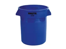 Ronde Brute Container 75.7 Liter Rubbermaid Blauw