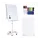 BRASQ Flipover Mobiel Deluxe 70x100cm Magnetisch Wit met accessoires