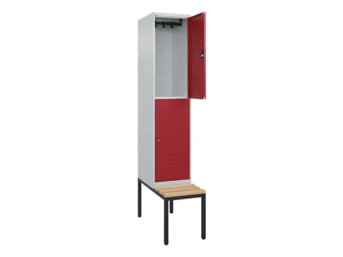 Dubbeldekse dekenkist,HxBxD 2120x400x815mm,1x2vak.,vak B 400mm