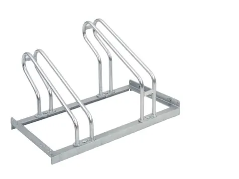 Fiets-beugelrek L 700mm 2plaatsen Enkelzijdig Schroefbaar