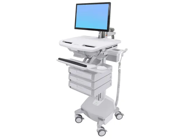 Medische Trolley StyleView-wagen LCD-arm LiFe Powered 3 laden