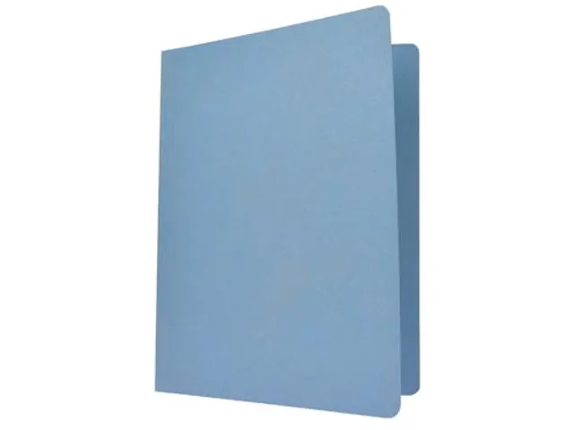 Dossiermap Folio 300 Gram Blauw Gelijke Zijden