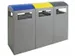 station de tri sélectif,3x90l,HxlxP 1050x1350x450mm,4ouverture(s)