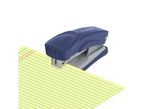 Q-connect Nietmachine Metaal Half Strip 25vel Blauw