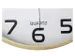 Wandklok Unilux Baltic Ø30,5cm hout/wit cijferaanduiding