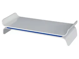Ergo WOW verstelbare monitorstandaard, wit-blauw