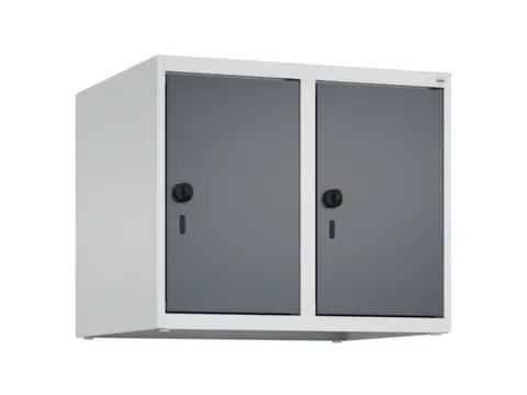 opzetkast,v. locker,2vak.,vak B 300mm,HxBxD 500x600x500mm,vleugeldeur