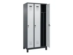 locker voor scheiding van kleding,HxBxD 1950x900x500mm,3vak