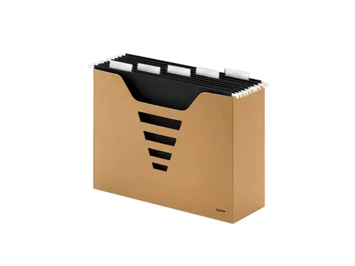 Hangmappenbox Kraft Line A4 + 5 hangmappen