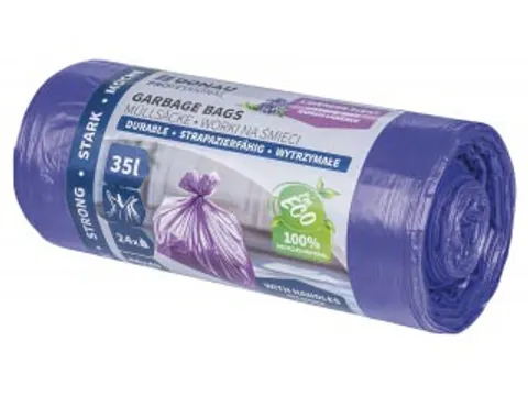 Vuilniszak 18 Micron 35 Liter Lavendel 24 Stuks