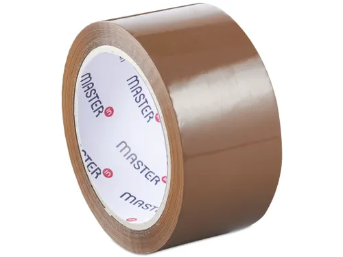 Verpakkingstape Bruin PP Acryl 25µm 48mmx66m No Noise