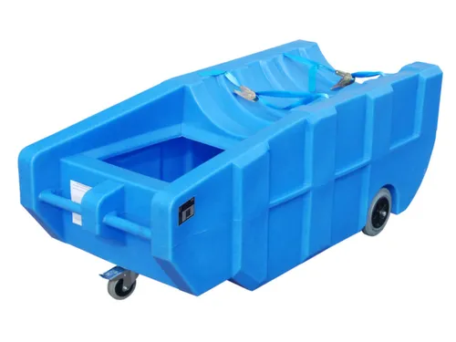 Opvangbak Verrijdbaar 1X 200L Pe H X B X D 640X 1600X 740Mm