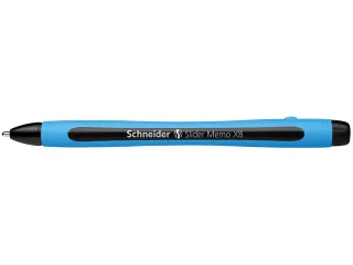 Balpen Schneider Slider Memo XB 1,4mm kogelbreedte zwart - 6