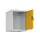 opzetkast,v. locker,1vak.,vak B 400mm,HxBxD 500x400x500mm,draaigrendel