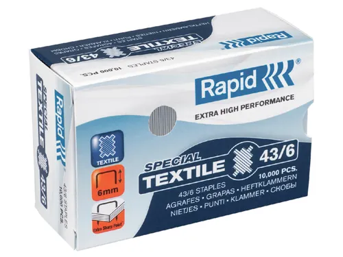 Nieten Rapid 43/6 Textiel Super Strong 10.000st