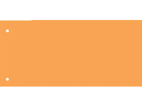 Scheidingsstrook Qbasic 240x105mm 50 stuks oranje