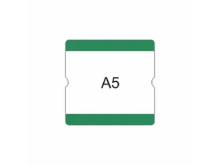 beschrijfbare hoes,markering HxB 216x231mm,PVC,groen - 1