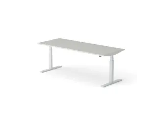 Elektrisch ihv bureau HxBxD 640-1300x2000x800mm blad grijs - 1