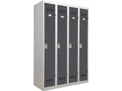 Industriële garderobekast propere industrie 4 deuren