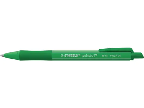 Pointball colorful balpen medium punt groen