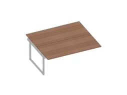 aanbouwtafel,v. benchtafel,HxBxD 730x1800x1600mm,blad canaletto-hout