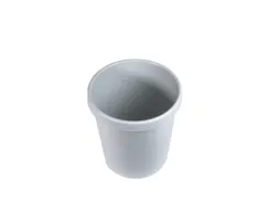 Kunststof Prullenmand 30L H X Ø 405X 350Mm Pp Lichtgrijs