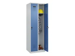 locker,HxBxD 1850x600x500mm,2vak,vak B 300mm,draaigrendel
