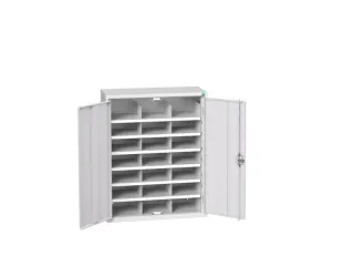 post-/sorteerkast 1000x800x350mm 3x7vakken RAL7035 - 1