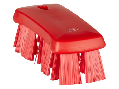 Vikan 3891-4 UST Kleine Werkborstel Harde vezel 176mm Rood