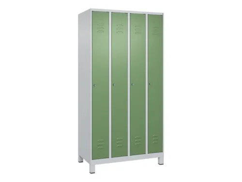 locker,HxBxD 1950x1000x500mm,4vak,vak B 250mm,cil.-slot,voeten