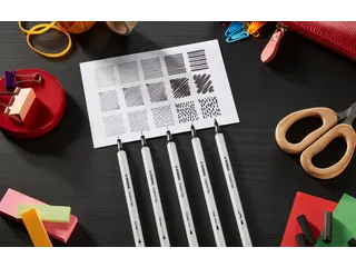 Creative Tips STABILO Arty assorti tips zwart blister à 5 stuks - 5