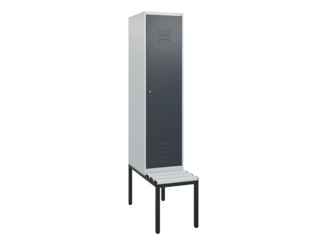 locker met bank,HxBxD 1950x400x815mm,1vak,vak B 400mm,cil.-slot