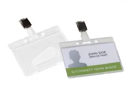 Badge Met Clip 85x54mm Doos 10 Stuks