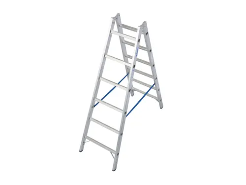 Bokladder Dubbelzijdig Aluminium 1.79m 2x6 Sporten Alu Scharnieren