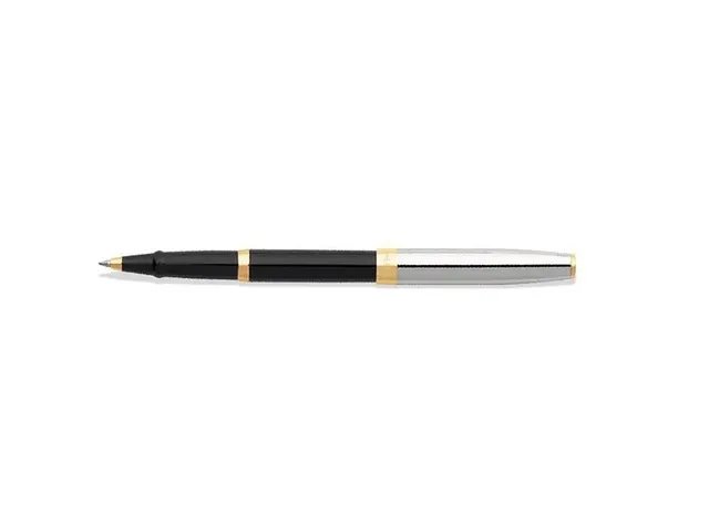 Rollerball SHEAFFER Sagaris Glossy black chrome cap gold trims
