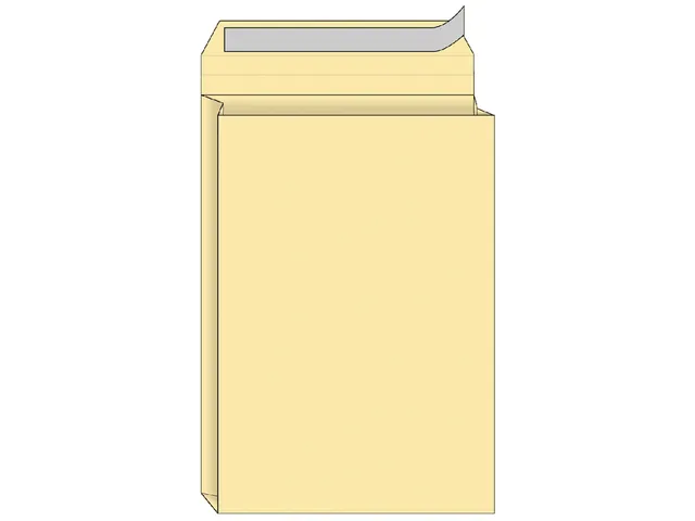 Envelop Quantore monsterzak 229x324x38mm Zelfklevend Creme 10 stuks